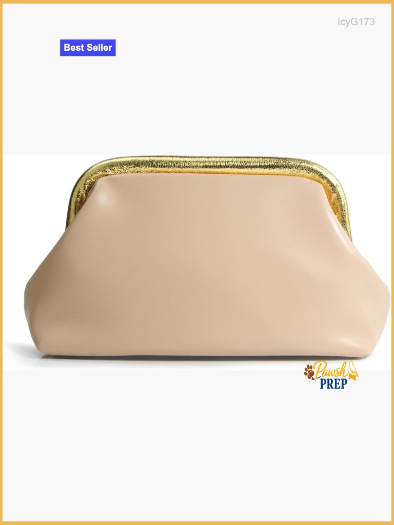 Evening Clutch Purse With Detachable Chain Strap Faux Leather Shoulder Bag